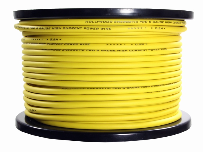 10mm2 power kabel Geel