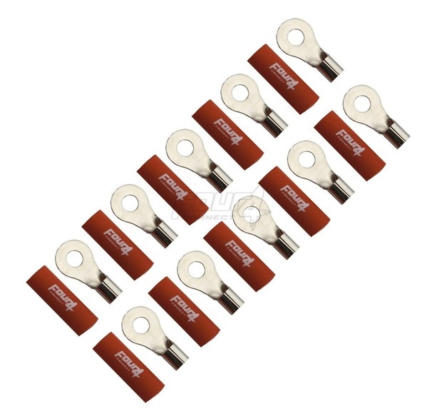 4-690933 kabeloog 10mm2 M6 – rood- 10 pcs