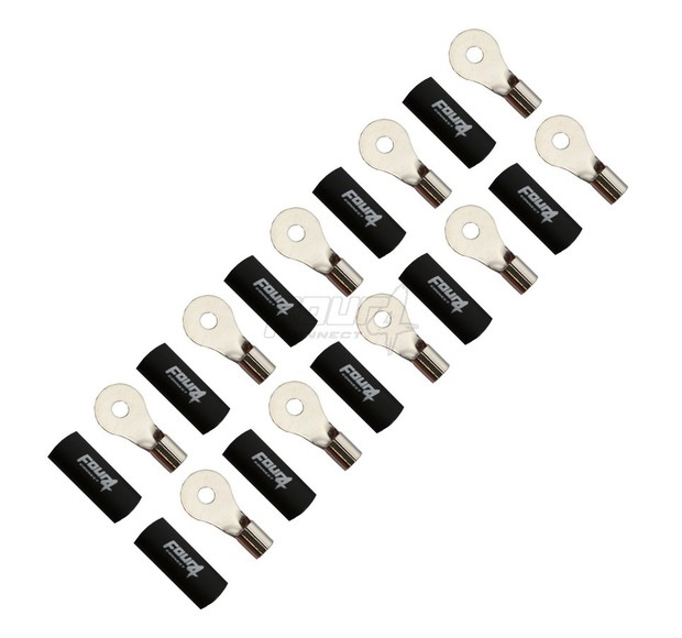 kabeloog 10mm2 M4 – zwart – 10 pcs