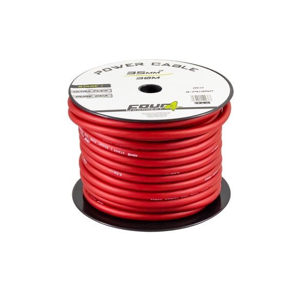 FOUR Connect STAGE1 35mm2 Power cable red 30m