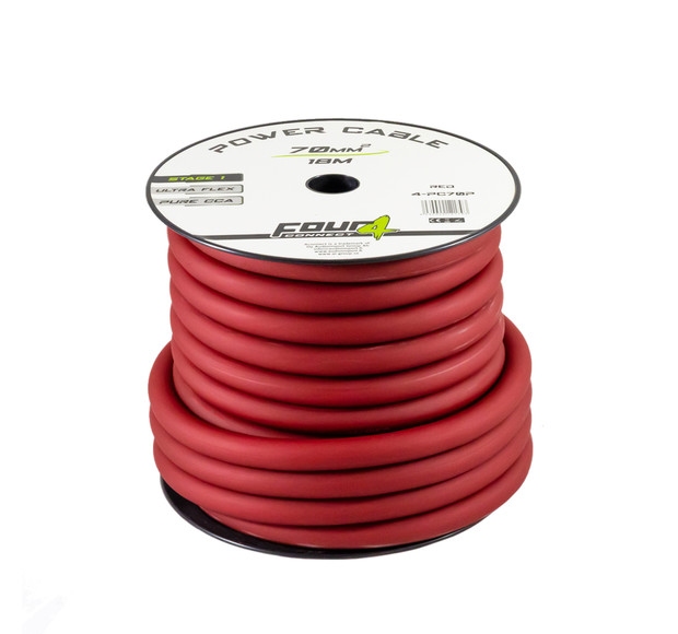 FOUR Connect STAGE1 70mm2 Power cable Red 18m