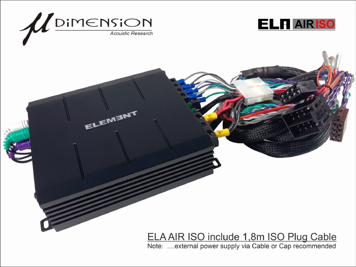 ELA air iso 4 kanaals versterker