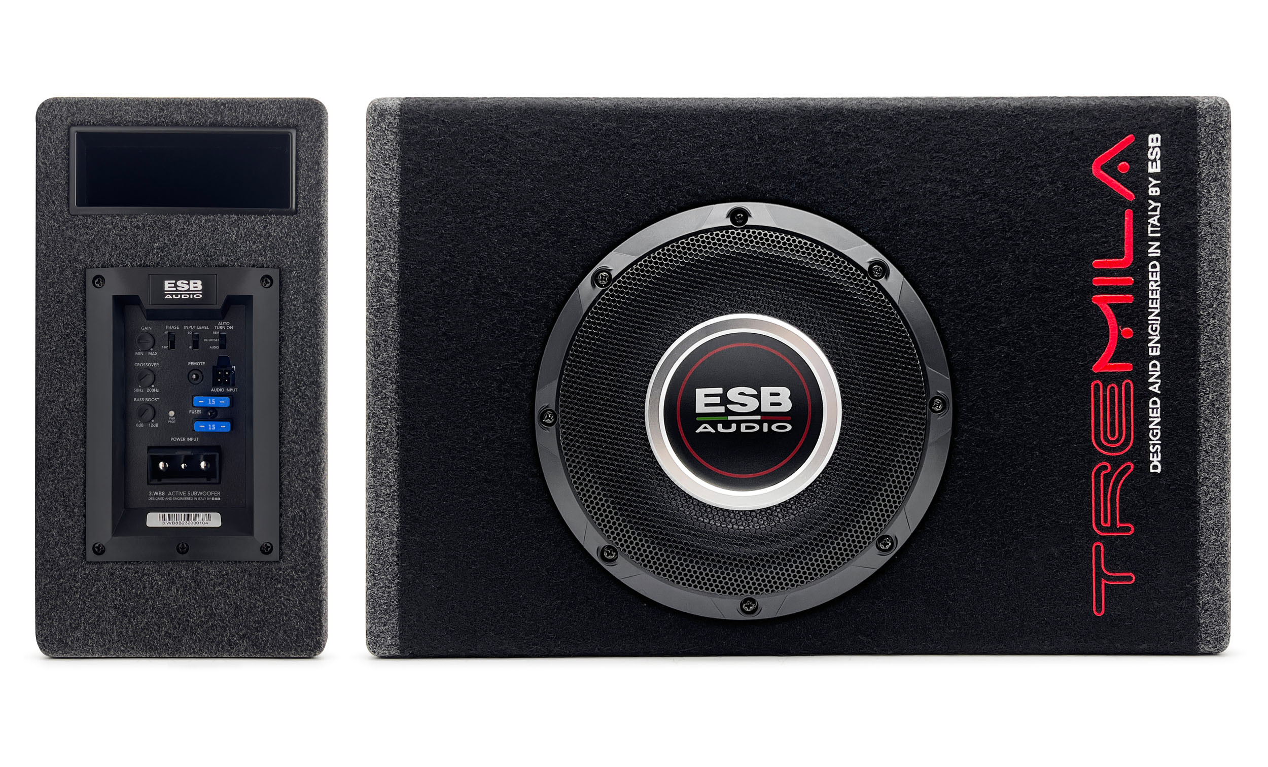 3.WB8 8″/200 mm Active Ported Subwoofer