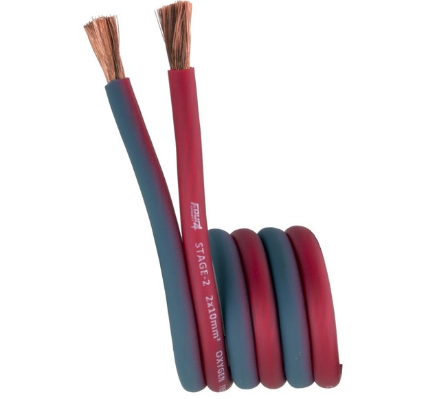 4-800245 STAGE2 OFC speaker cable 2×10.0mm2, 1meter
