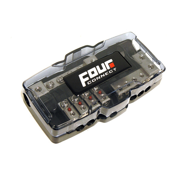 4 CONNECT +/- fuseholder 2×50/4x20mm2
