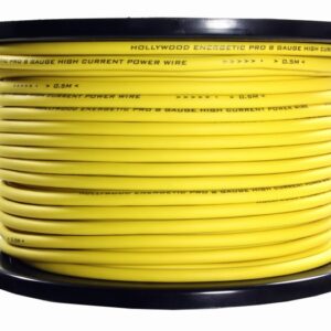 10mm2 power kabel Geel 1m