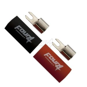 4-690813 Fork connector   35mm2 M4 1x - Red+ 1x - Black