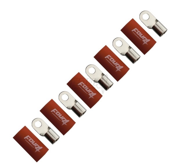 kabeloog  35mm2 M8 – rood – 5 pcs