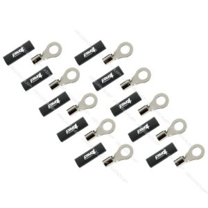 4-690962 kabeloog 20mm2 M8 - zwart - 10 pcs