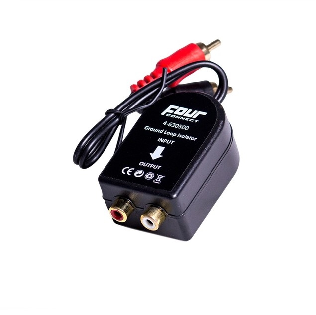 FOUR Connect 4-630500 RCA NF interference suppression filter – 2 channel -Isolated