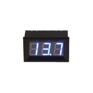 4POWER Voltage meter blue