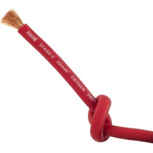 STAGE2 20mm2 power cable satin red OFC  50m