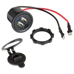 FOUR Connect WATERPROOF 12/24V  DUAL USB OUTPUT ADAPTER