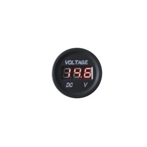FOUR Connect WATERPROOF 9-24V INPUT VOLTAGE DISPLAY  (RED)