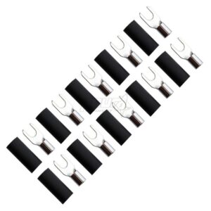4-690835 M4 fork connector 6.0 mm², 10x black