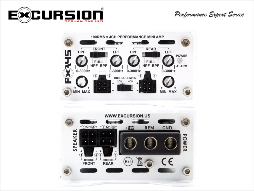 PXA45 4ch micro hifi versterker - Afbeelding 2