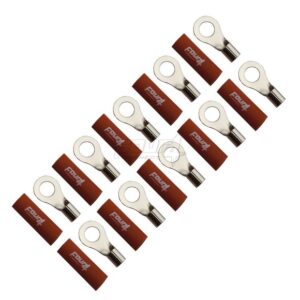 4-690941 kabeloog 10mm2 M8 - Rood - 10 pcs
