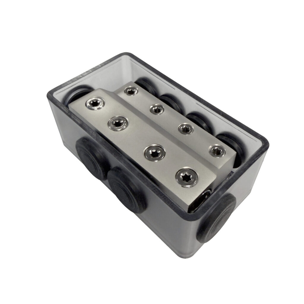 4-600440 STAGE 2 DISTRIBUTION BLOCK, 4X50MM2 TO 4X25MM2