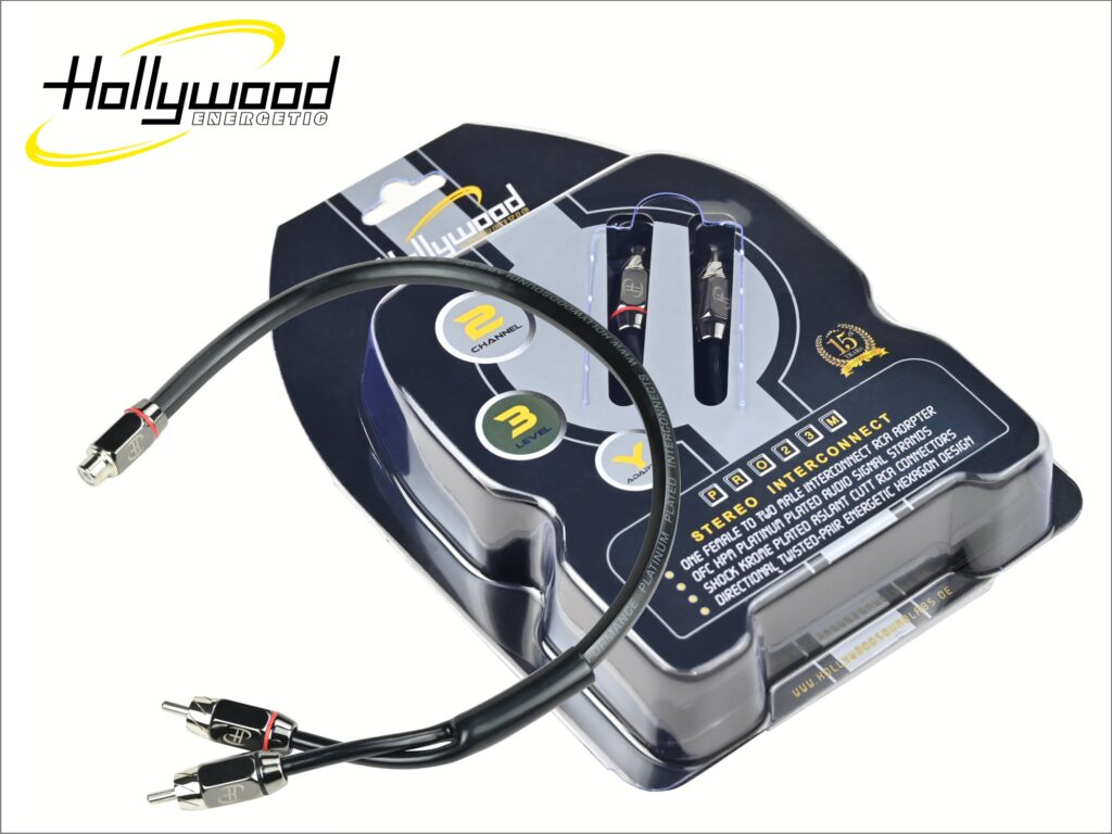 Pro-23m 2ch rca splitter 1f/2m / expert