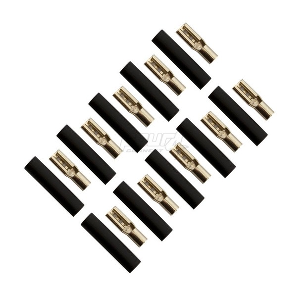 4-690732 flat connector 2.5mm², 2.8mm, black, 10pcs