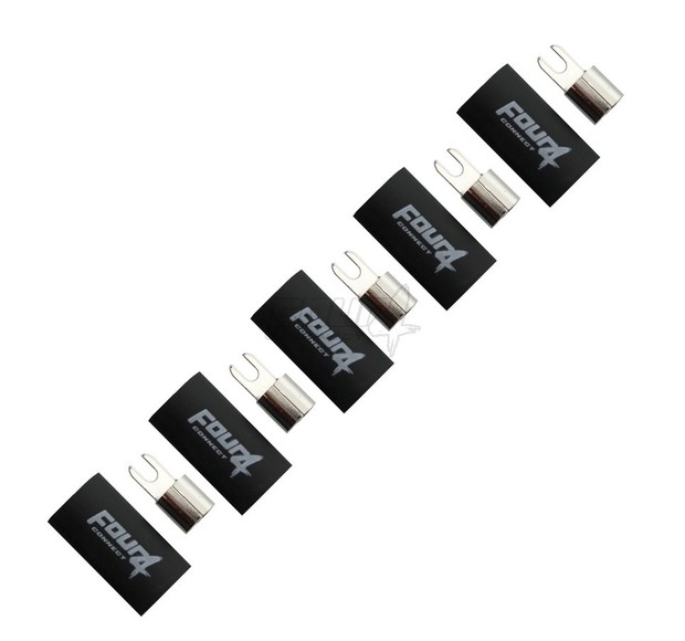 4-690833 M4 fork connector 35mm², 5x black