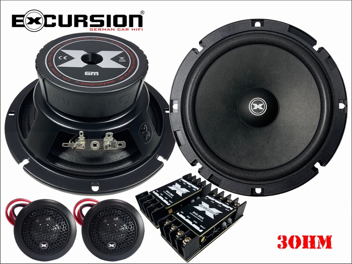 Shx6c 3 ohm composet 16,5 cm