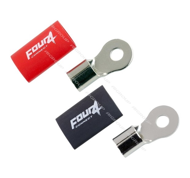 Ring terminal   20mm2 M6 1x Red+ 1x Black