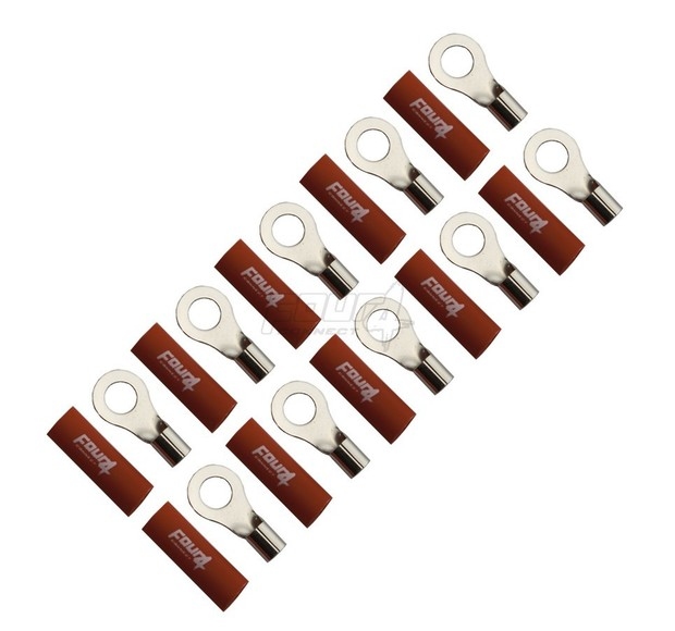 4-690941 kabeloog 10mm2 M8 – Rood – 10 pcs