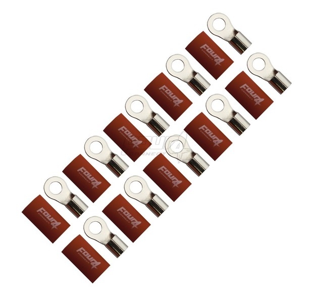 4-690942 kabeloog 20mm2 M8 – Rood – 10 pcs