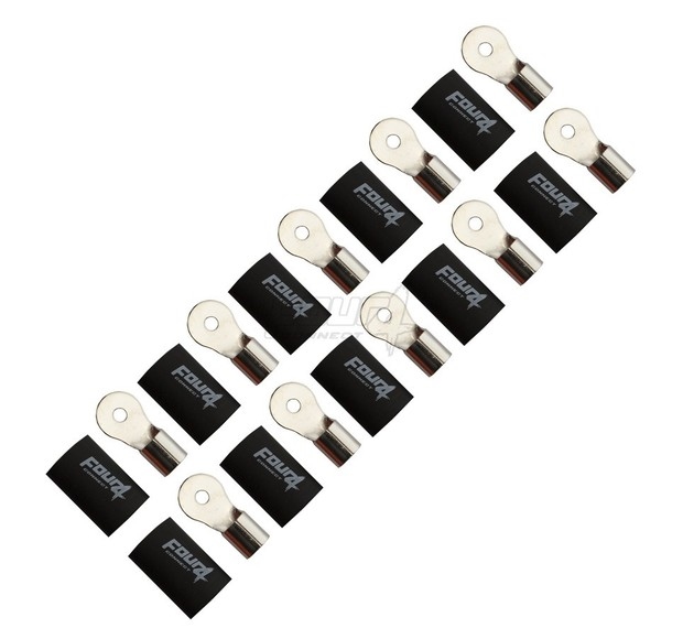 4-690952 kabeloog  20mm² M4 – Zwart – 10 pcs