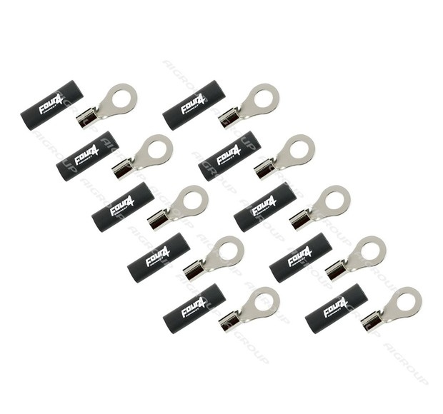 4-690962 kabeloog 20mm2 M8 – zwart – 10 pcs