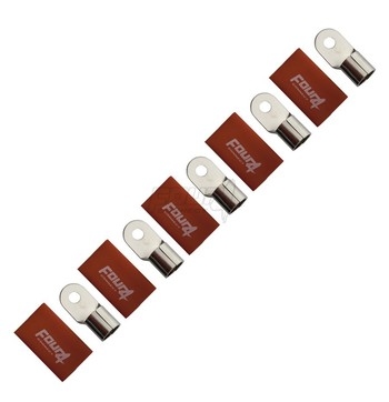 kabeloog  70-100mm2 M8 – Rood – 5 pcs