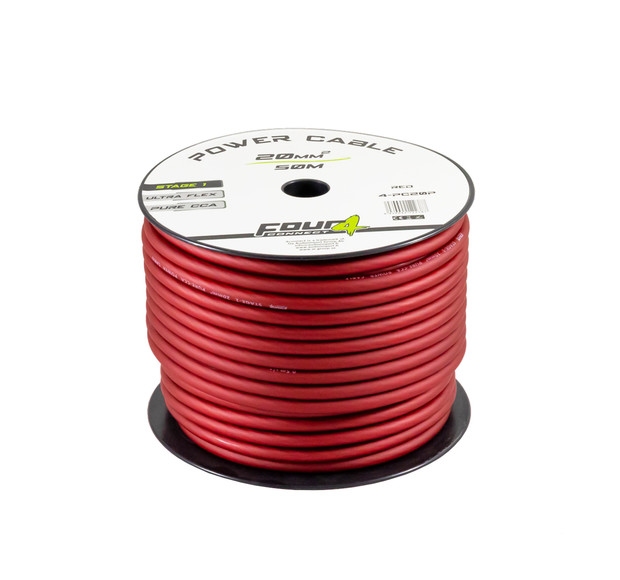 STAGE1 20mm2 Power cable red 50m