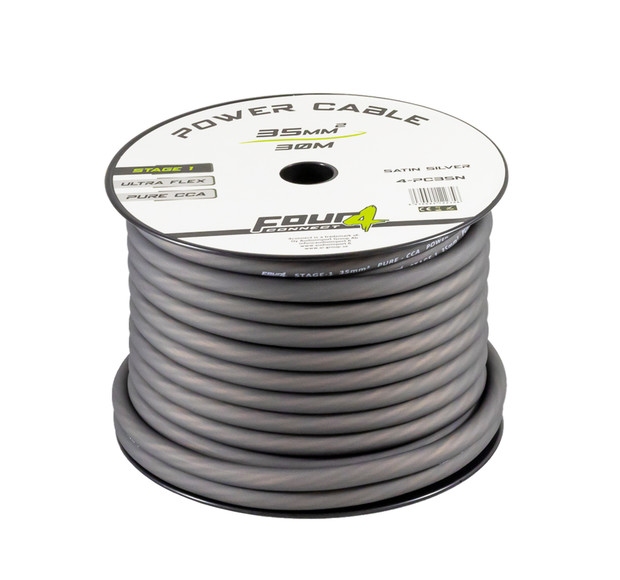 STAGE1 35mm2 Power cable dark brown 30m