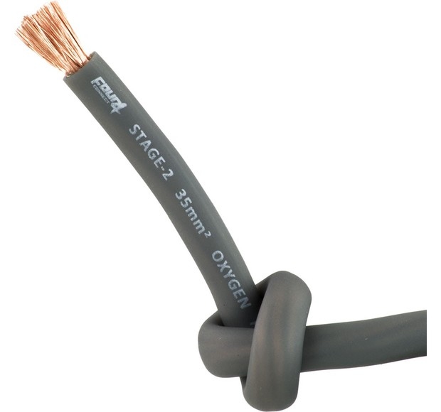 STAGE2 35mm2 power cable satin silver OFC 30m