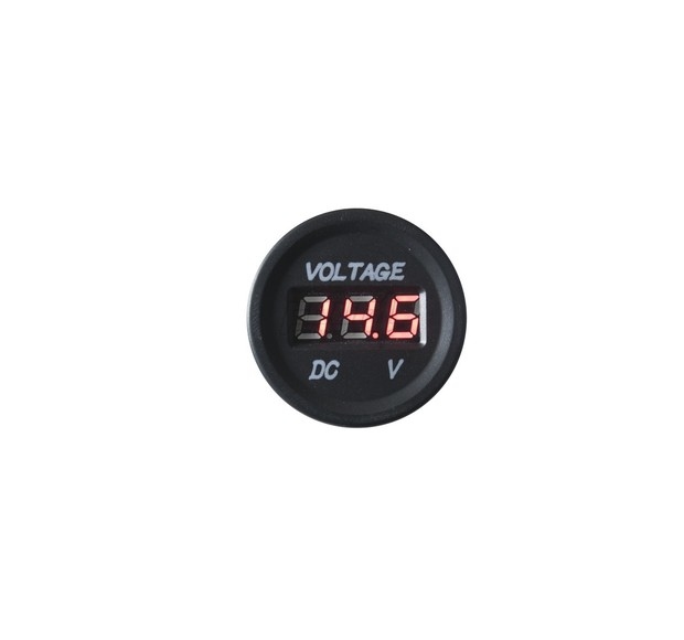 FOUR Connect WATERPROOF 9-24V INPUT VOLTAGE DISPLAY  (RED)